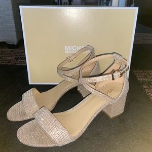 Michael Kors Champagne Mini Heels